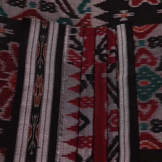 Handloom Sambalpuri Cotton Ikkat Saree Handloom Saree_Sambalpuri Cotton Priyadarshini Handloom 