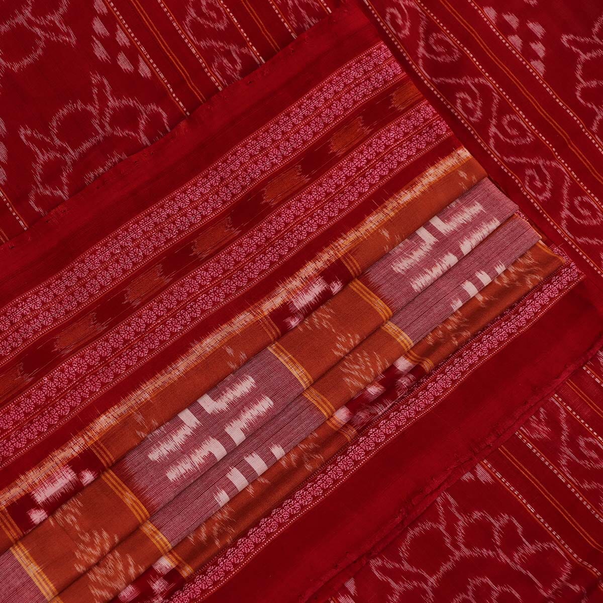 Handloom Sambalpuri Cotton Ikkat Saree Handloom Saree_Sambalpuri Cotton Priyadarshini Handloom 