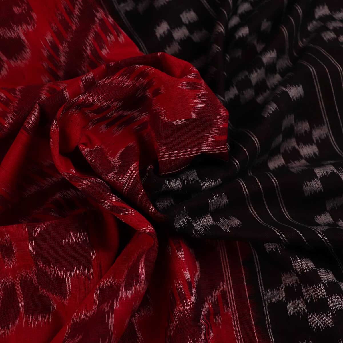 Handloom Sambalpuri Cotton Ikkat Saree Handloom Saree_Sambalpuri Cotton Priyadarshini Handloom 