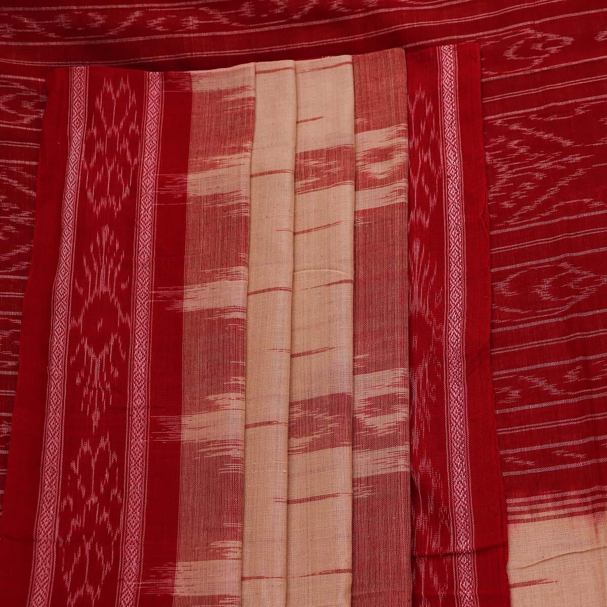 Handloom Sambalpuri Cotton Ikkat Saree Handloom Saree_Sambalpuri Cotton Priyadarshini Handloom 