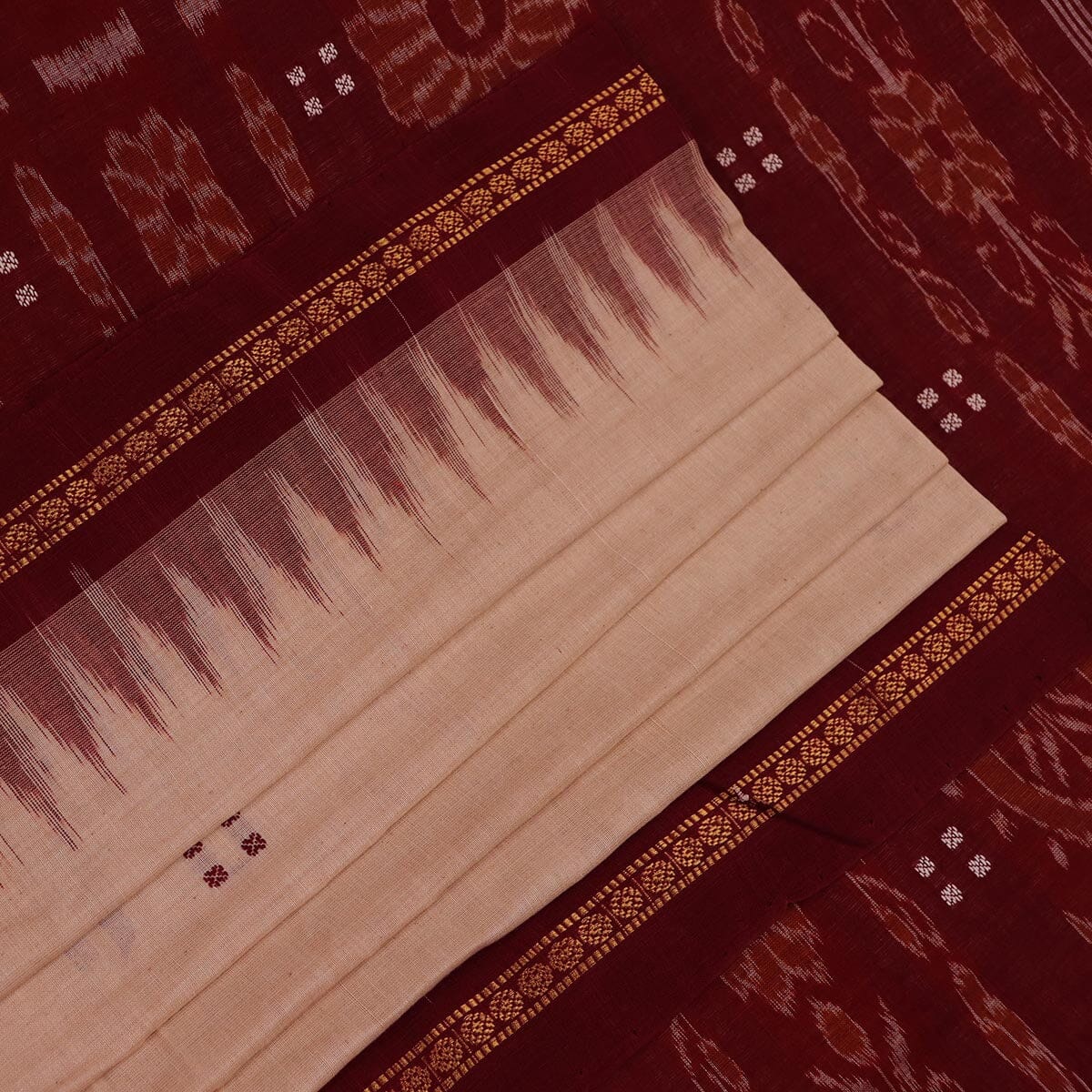 Handloom Sambalpuri Cotton Ikkat Saree Handloom Saree_Sambalpuri Cotton Priyadarshini Handloom 