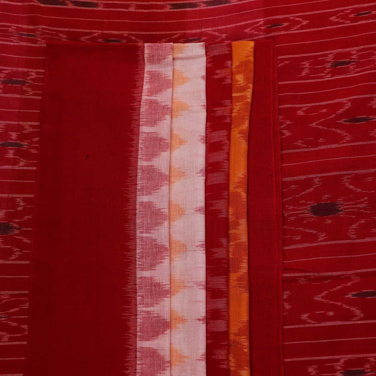 Handloom Sambalpuri Cotton Ikkat Saree Handloom Saree_Sambalpuri Cotton Priyadarshini Handloom 