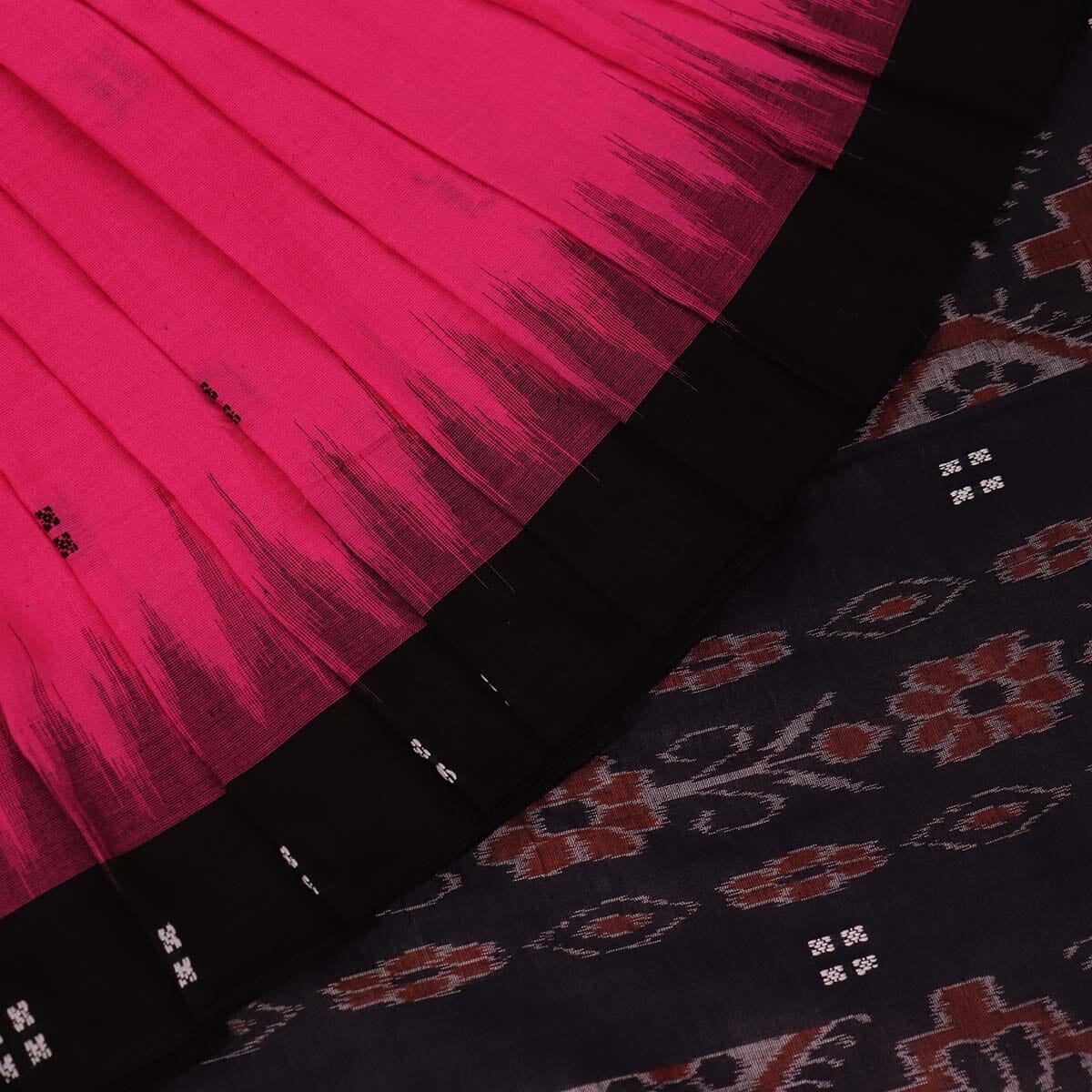 Handloom Sambalpuri Cotton Ikkat Saree Handloom Saree_Sambalpuri Cotton Priyadarshini Handloom 