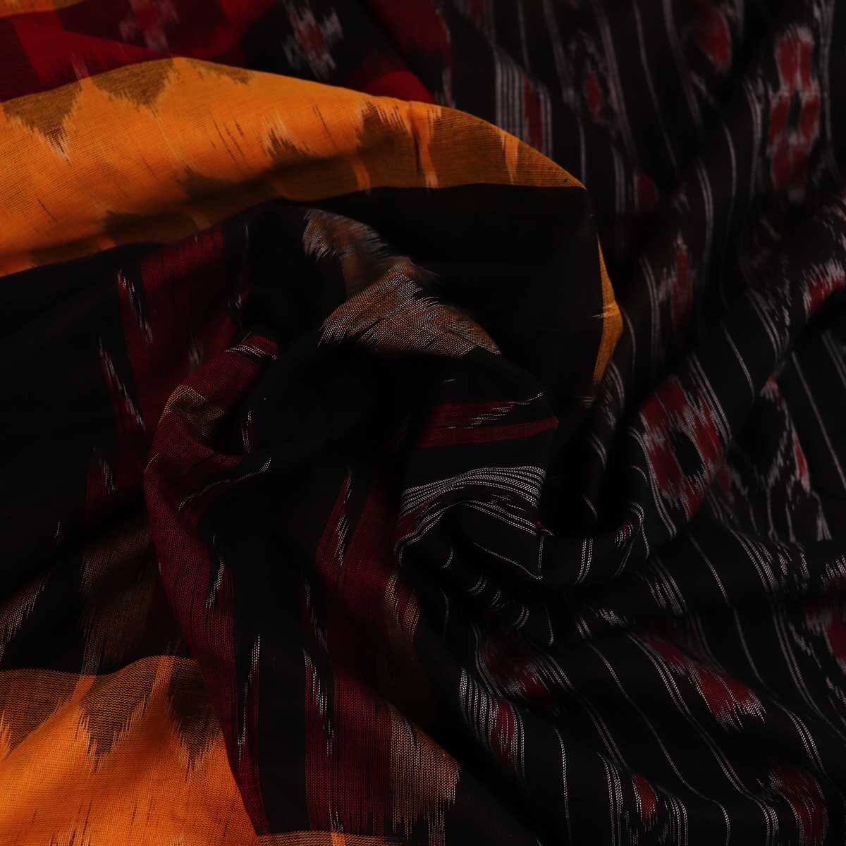 Handloom Sambalpuri Cotton Ikkat Saree Handloom Saree_Sambalpuri Cotton Priyadarshini Handloom 