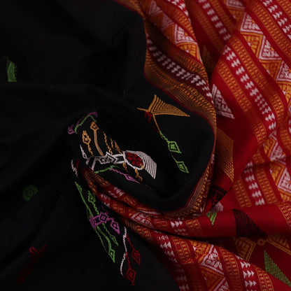 Handloom Sambalpuri Cotton Ikkat Saree Handloom Saree_Sambalpuri Cotton Priyadarshini Handloom 