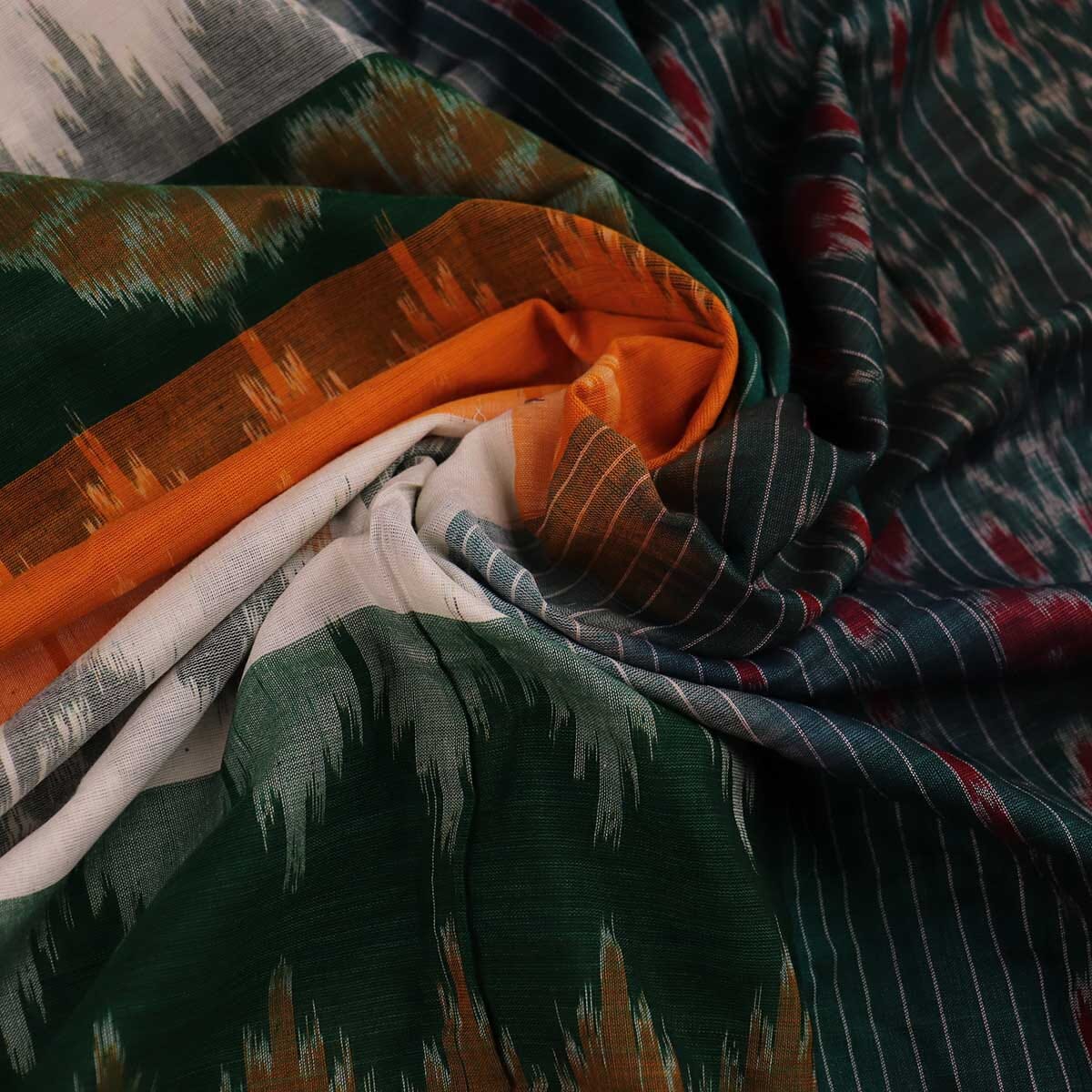 Handloom Sambalpuri Cotton Ikkat Saree Handloom Saree_Sambalpuri Cotton Priyadarshini Handloom 