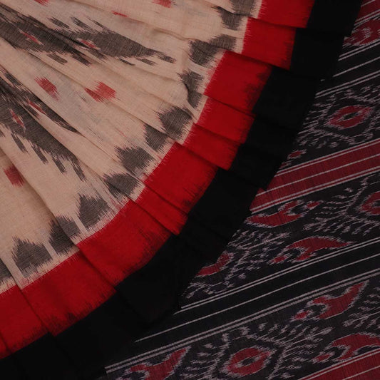 Handloom Sambalpuri Cotton Ikkat Saree Handloom Saree_Sambalpuri Cotton Priyadarshini Handloom 