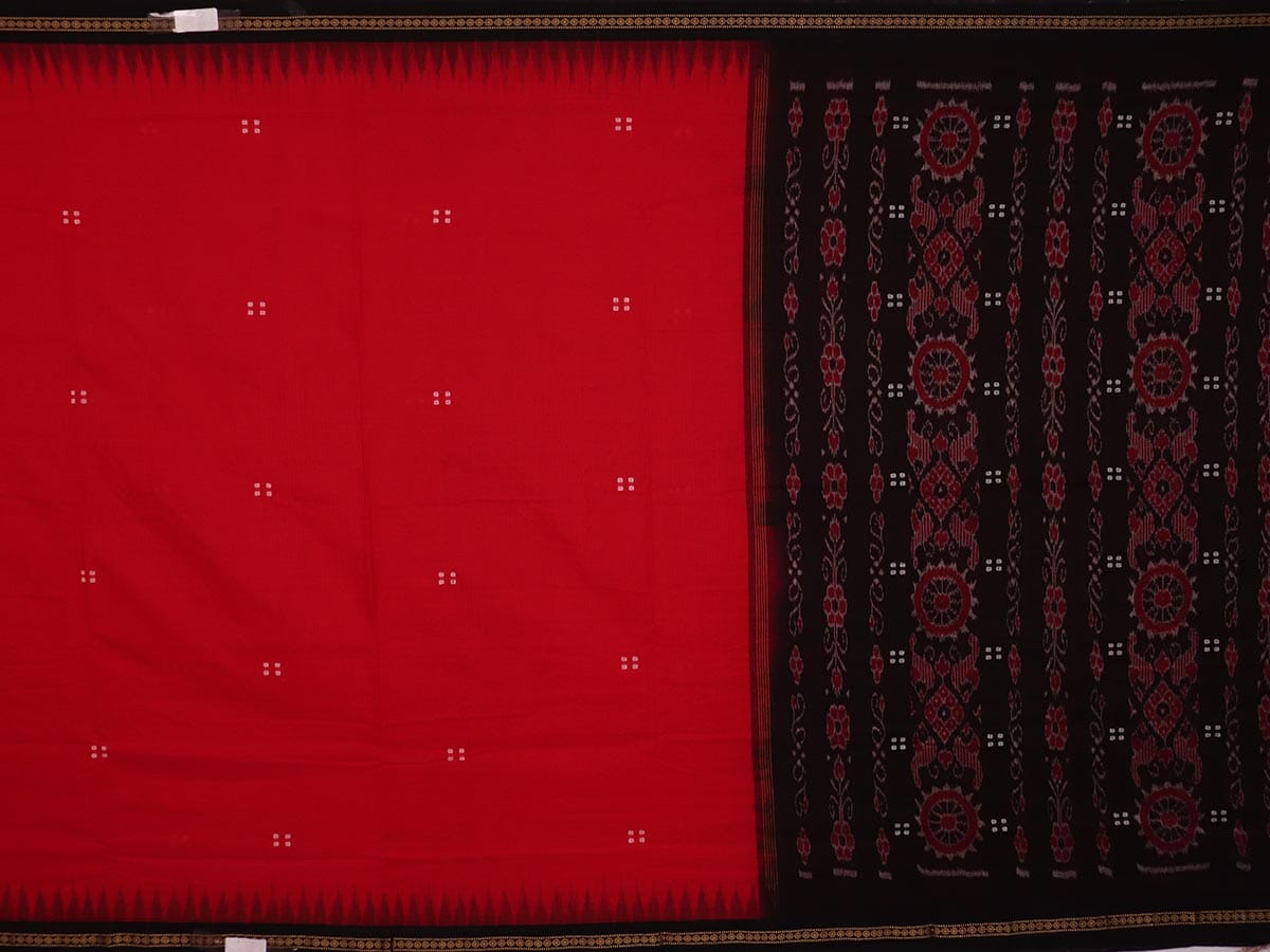 Handloom Sambalpuri Cotton Ikkat Saree Handloom Saree_Sambalpuri Cotton Priyadarshini Handloom 