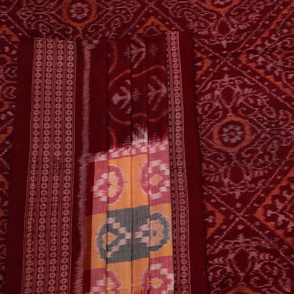 Handloom Sambalpuri Cotton Ikkat Saree Handloom Saree_Sambalpuri Cotton Priyadarshini Handloom 