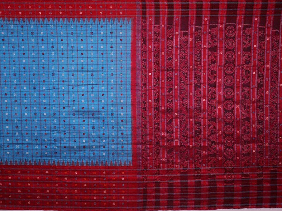 Handloom Sambalpuri Cotton Ikkat Saree Handloom Saree_Sambalpuri Cotton Priyadarshini Handloom 
