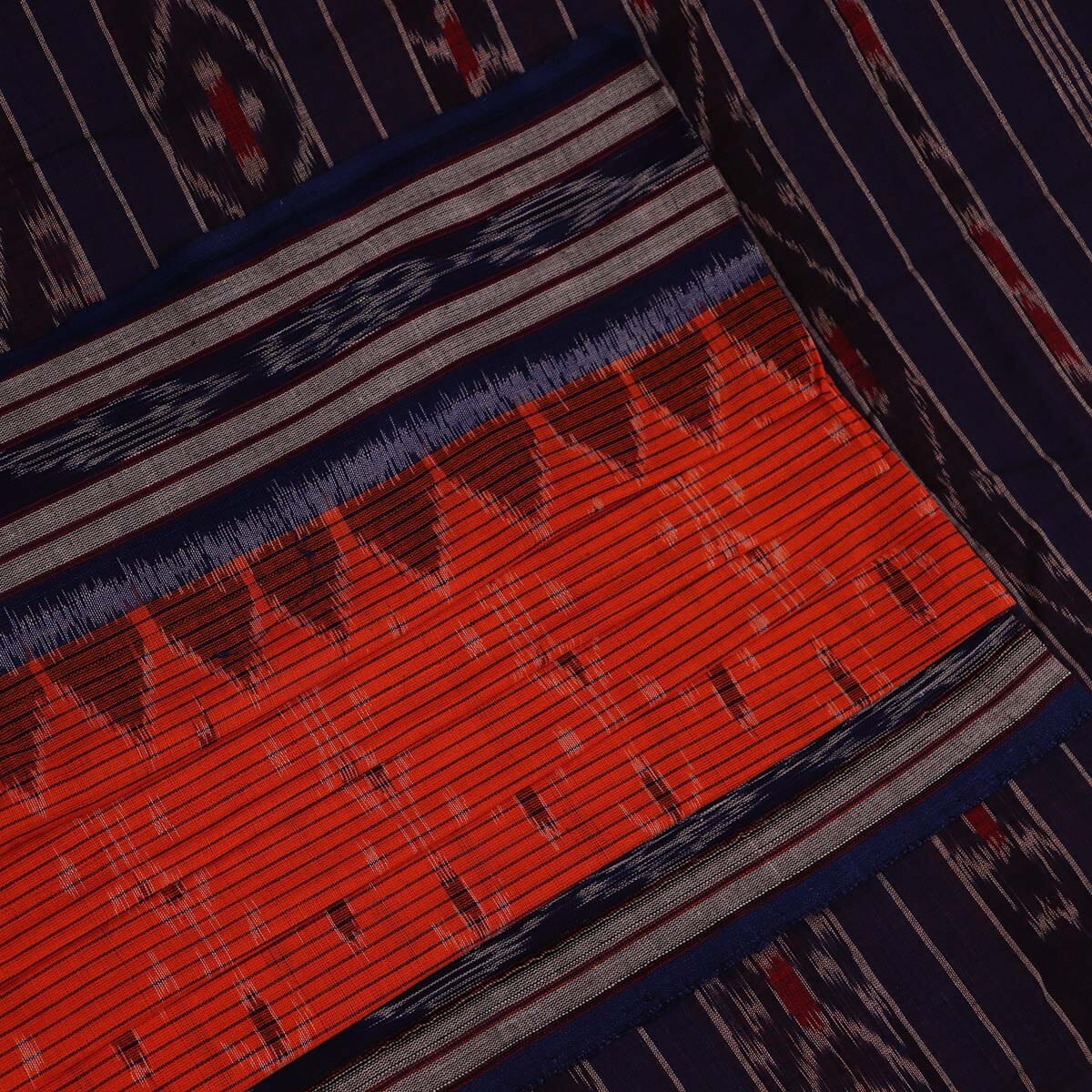 Handloom Sambalpuri Cotton Ikkat Saree Handloom Saree_Sambalpuri Cotton Priyadarshini Handloom 