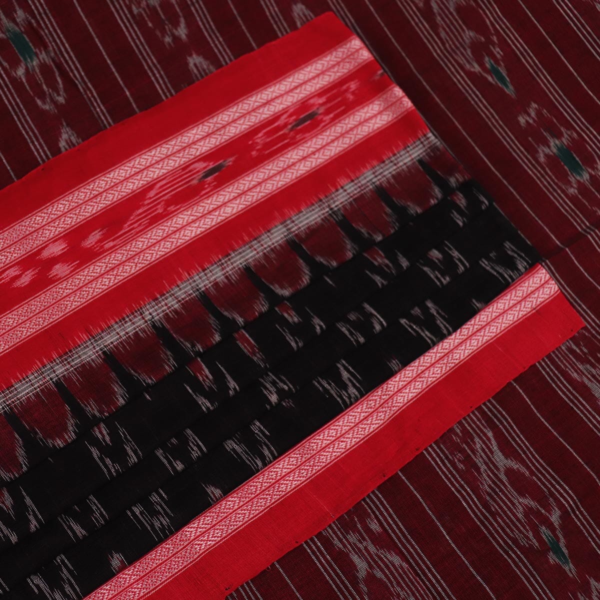 Handloom Sambalpuri Cotton Ikkat Saree Handloom Saree_Sambalpuri Cotton Priyadarshini Handloom 
