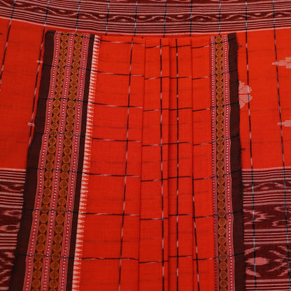 Handloom Sambalpuri Cotton Ikkat Saree Handloom Saree_Sambalpuri Cotton Priyadarshini Handloom 
