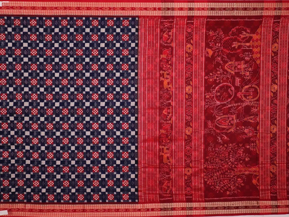 Handloom Sambalpuri Cotton Ikkat Saree Handloom Saree_Sambalpuri Cotton Priyadarshini Handloom 