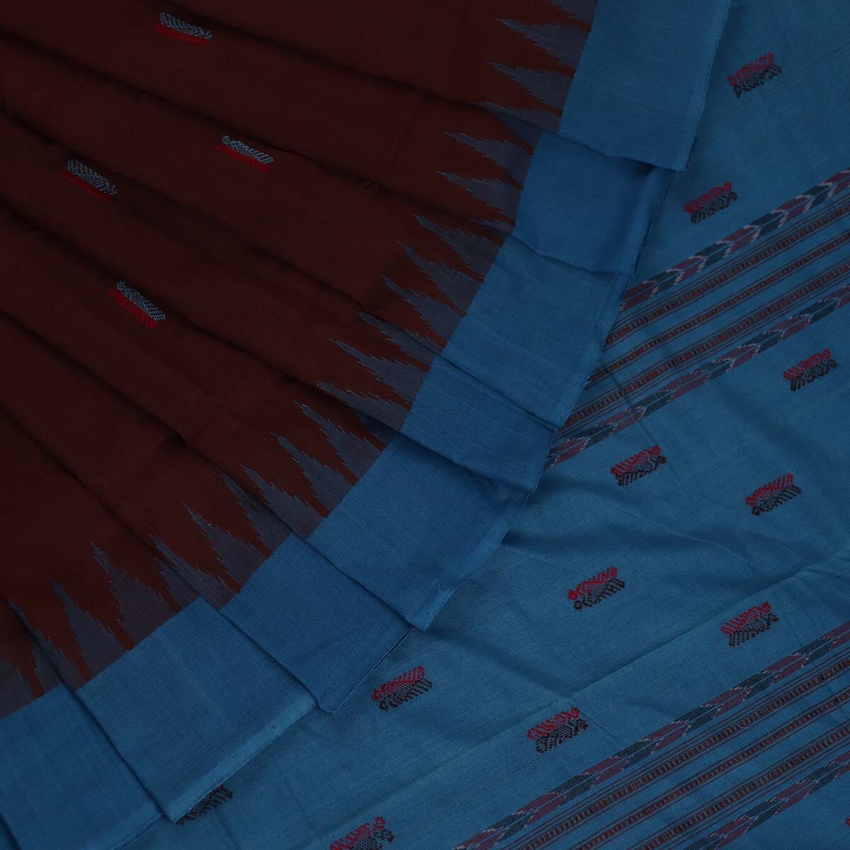 Handloom Sambalpuri Cotton Ikkat Saree Handloom Saree_Sambalpuri Cotton Priyadarshini Handloom 