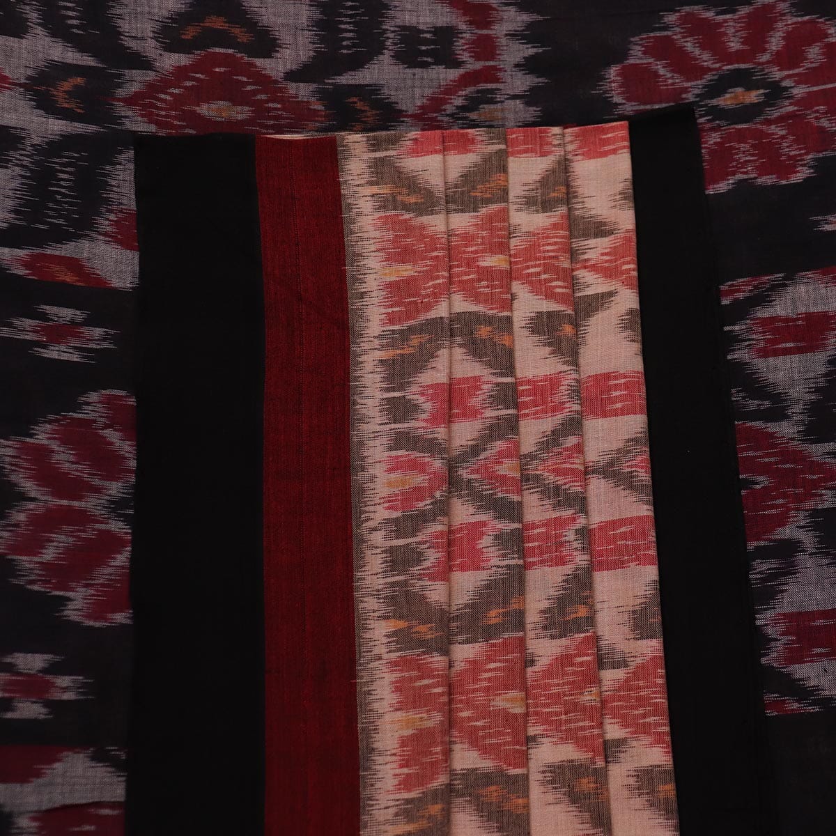 Handloom Sambalpuri Cotton Ikkat Saree Handloom Saree_Sambalpuri Cotton Priyadarshini Handloom 
