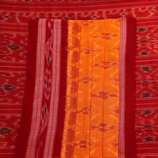 Handloom Sambalpuri Cotton Ikkat Saree Handloom Saree_Sambalpuri Cotton Priyadarshini Handloom 