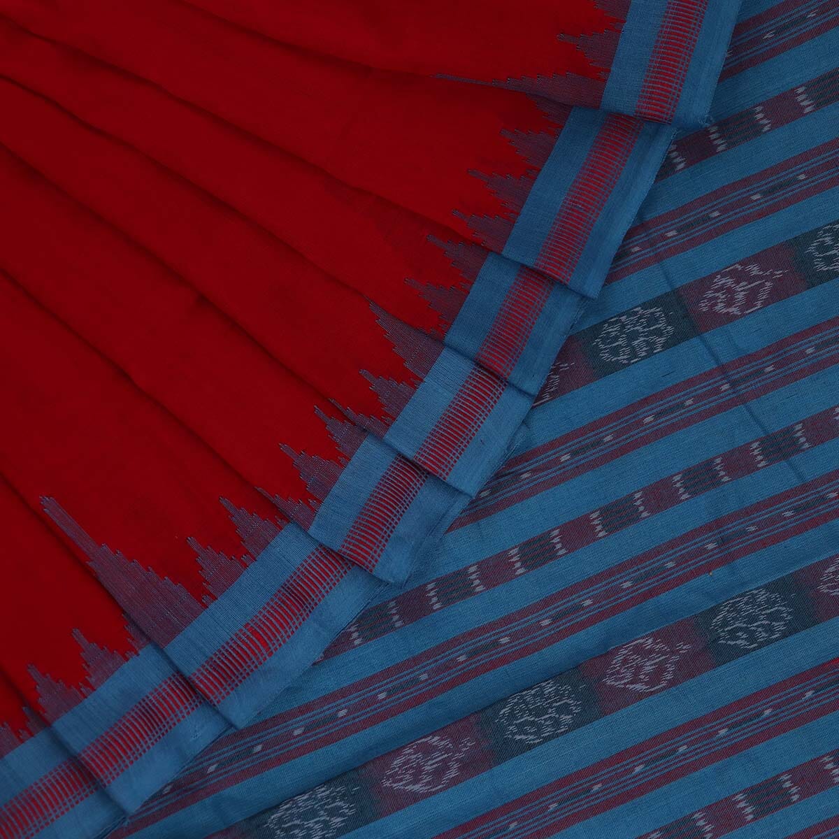 Handloom Sambalpuri Cotton Ikkat Saree Handloom Saree_Sambalpuri Cotton Priyadarshini Handloom 