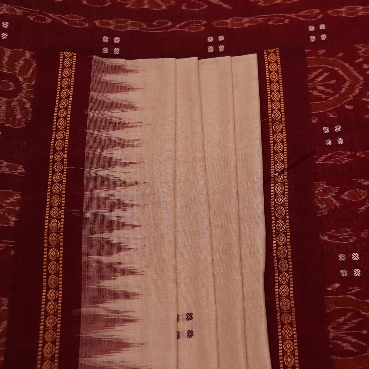 Handloom Sambalpuri Cotton Ikkat Saree Handloom Saree_Sambalpuri Cotton Priyadarshini Handloom 