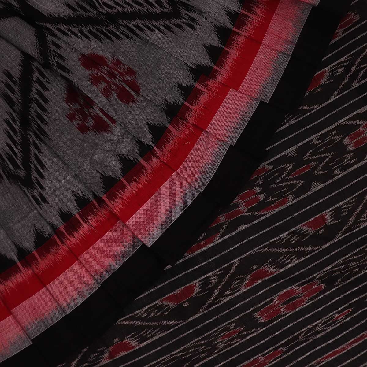 Handloom Sambalpuri Cotton Ikkat Saree Handloom Saree_Sambalpuri Cotton Priyadarshini Handloom 