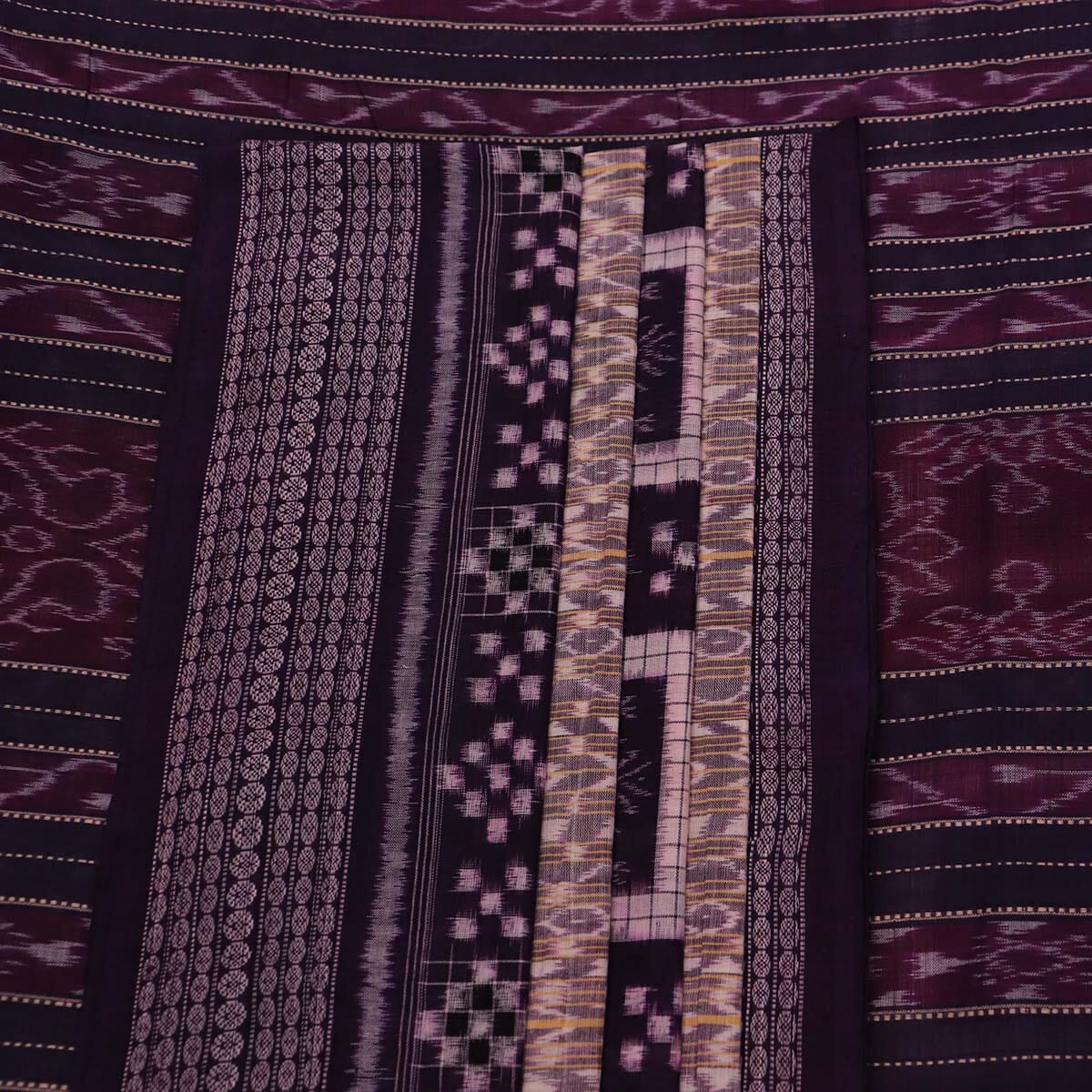 Handloom Sambalpuri Cotton Ikkat Saree Handloom Saree_Sambalpuri Cotton Priyadarshini Handloom 