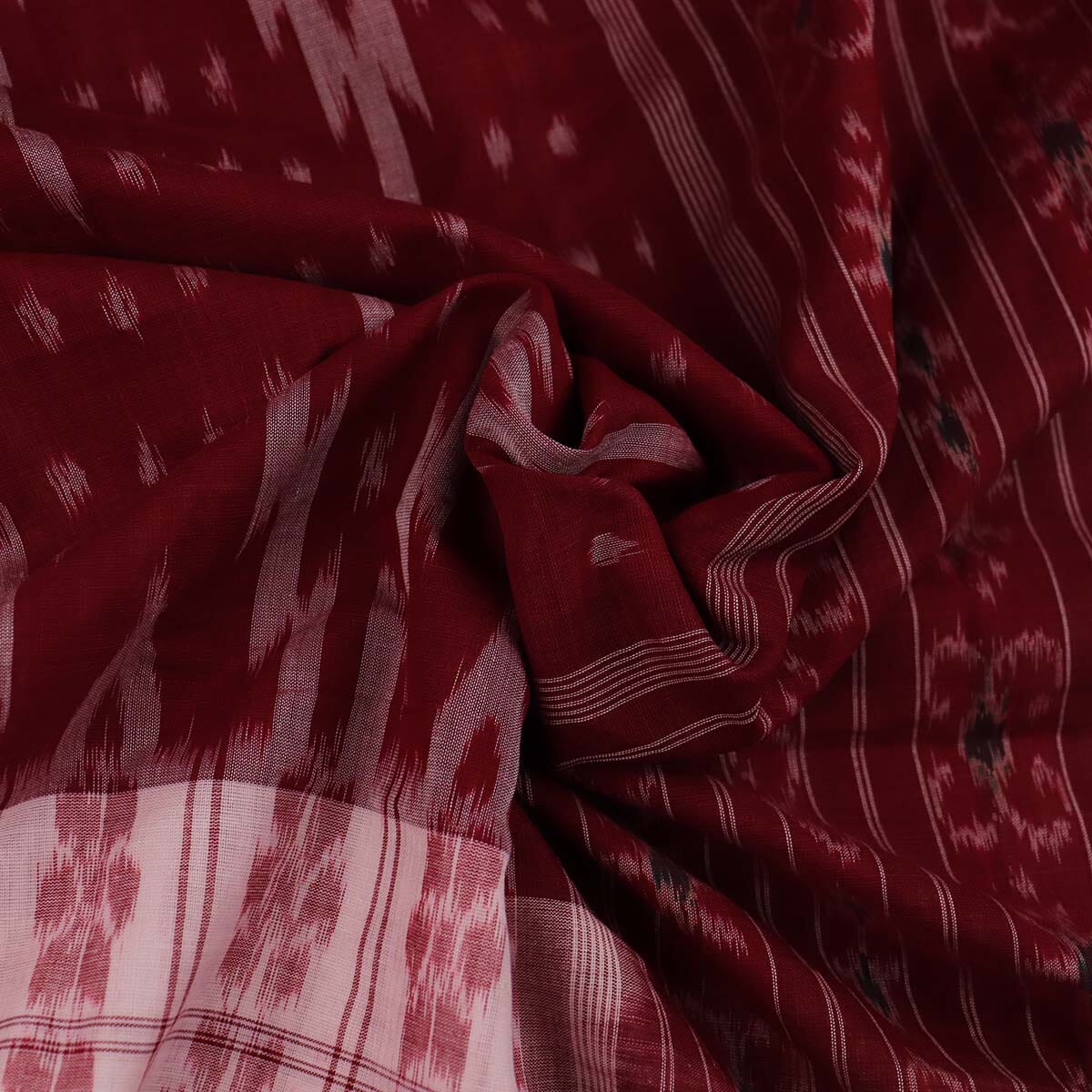 Handloom Sambalpuri Cotton Ikkat Saree Handloom Saree_Sambalpuri Cotton Priyadarshini Handloom 
