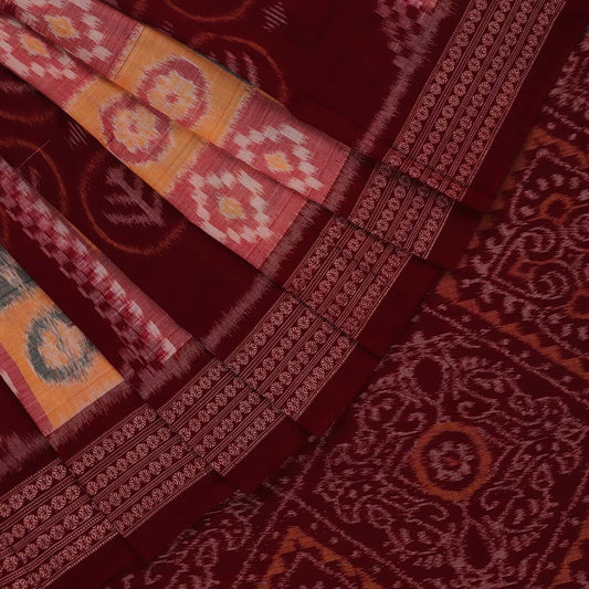 Priyadarshini Handloom, "Sambalpuri Cotton Ikat Saree in Traditional Odisha Design" "Handwoven Ikat Saree with Intricate Weaving and Motifs" "Pure Cotton Sambalpuri Ikat Saree with Ethnic Patterns" "Odisha Handloom Saree in Sambalpuri Ikat Weaving" "Stylish and Elegant Sambalpuri Cotton Ikat Saree" "Unique Ikat Weave Saree in Soft and Breathable Cotton Fabric" "Indian Handloom Saree in Sambalpuri Cotton Ikat Design" "Sambalpuri Cotton Saree with Striking Ikat Patterns"