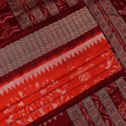 Handloom Sambalpuri Ikkat Silk Saree Handloom Saree_Sambalpuri Silk Priyadarshini Handloom 