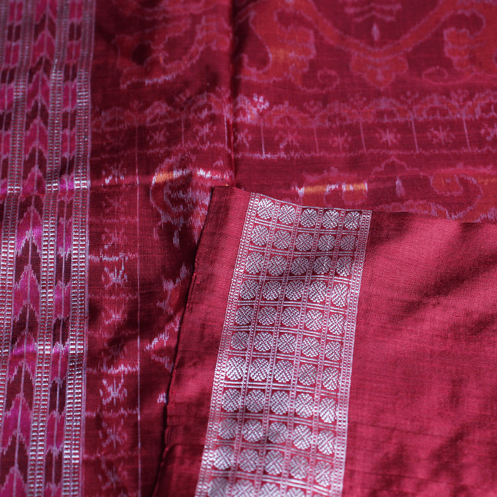 Handloom Sambalpuri Ikkat Silk Saree Handloom Saree_Sambalpuri Silk Priyadarshini Handloom 
