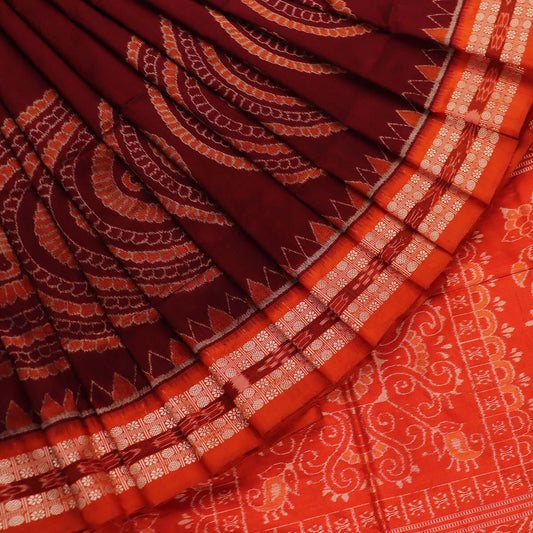 Handloom Sambalpuri Ikkat Silk Saree Handloom Saree_Sambalpuri Silk Priyadarshini Handloom 