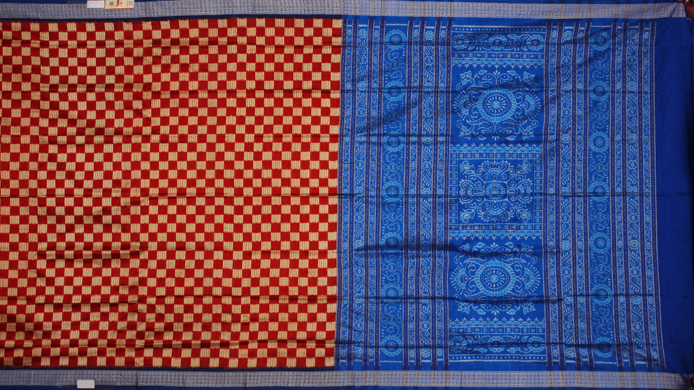 Handloom Sambalpuri Ikkat Silk Saree Handloom Saree_Sambalpuri Silk Priyadarshini Handloom 