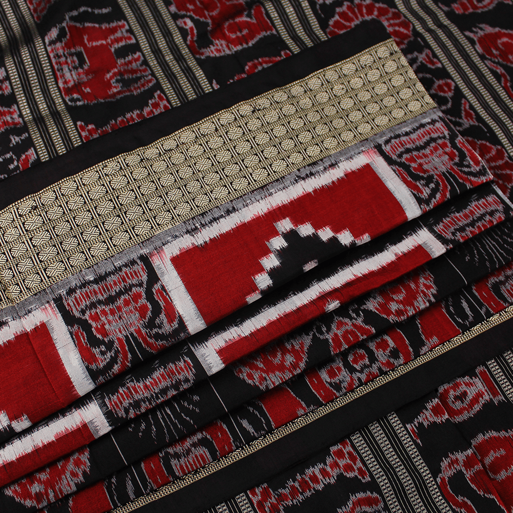 Handloom Sambalpuri Ikkat Silk Saree Handloom Saree_Sambalpuri Silk Priyadarshini Handloom 