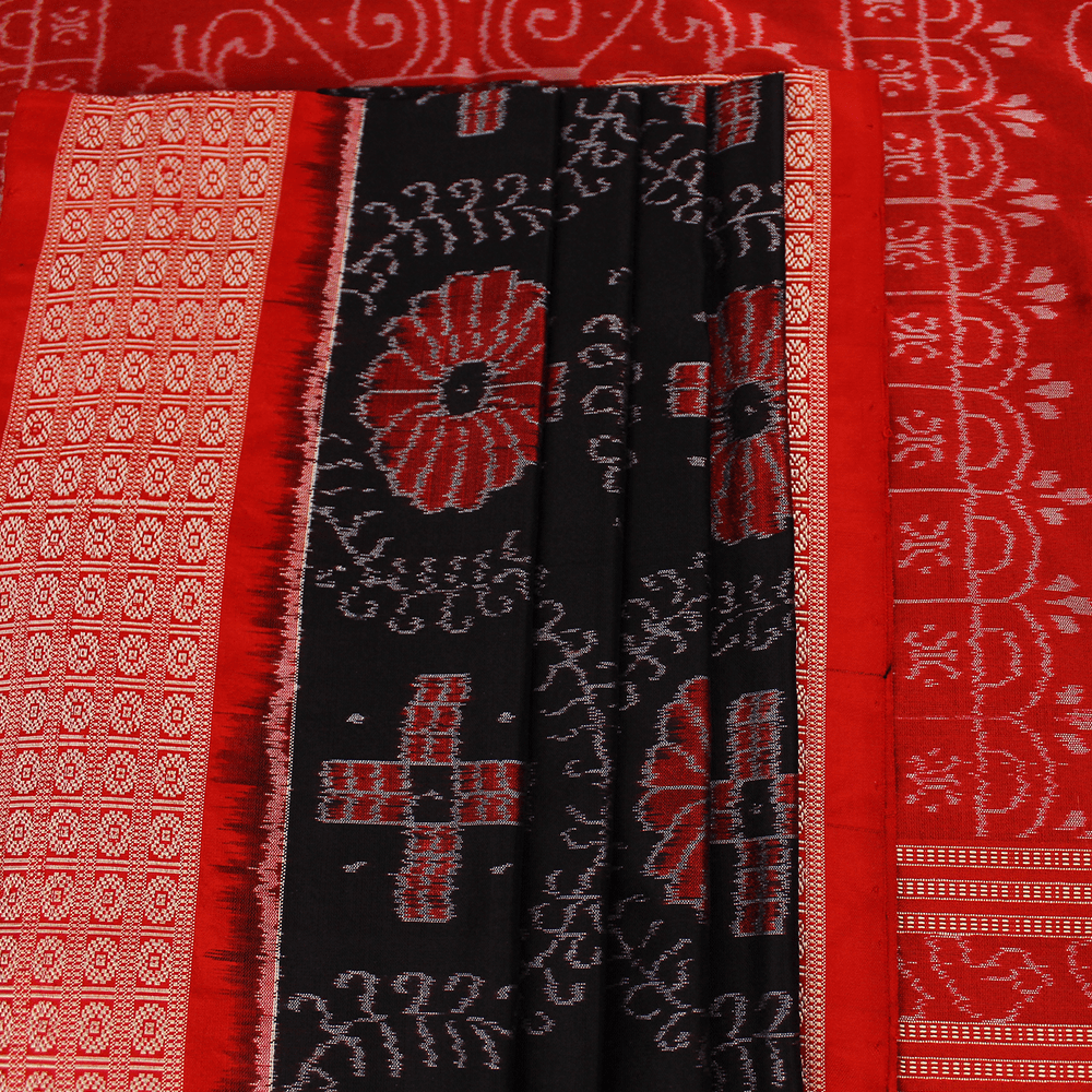 Handloom Sambalpuri Ikkat Silk Saree Handloom Saree_Sambalpuri Silk Priyadarshini Handloom 