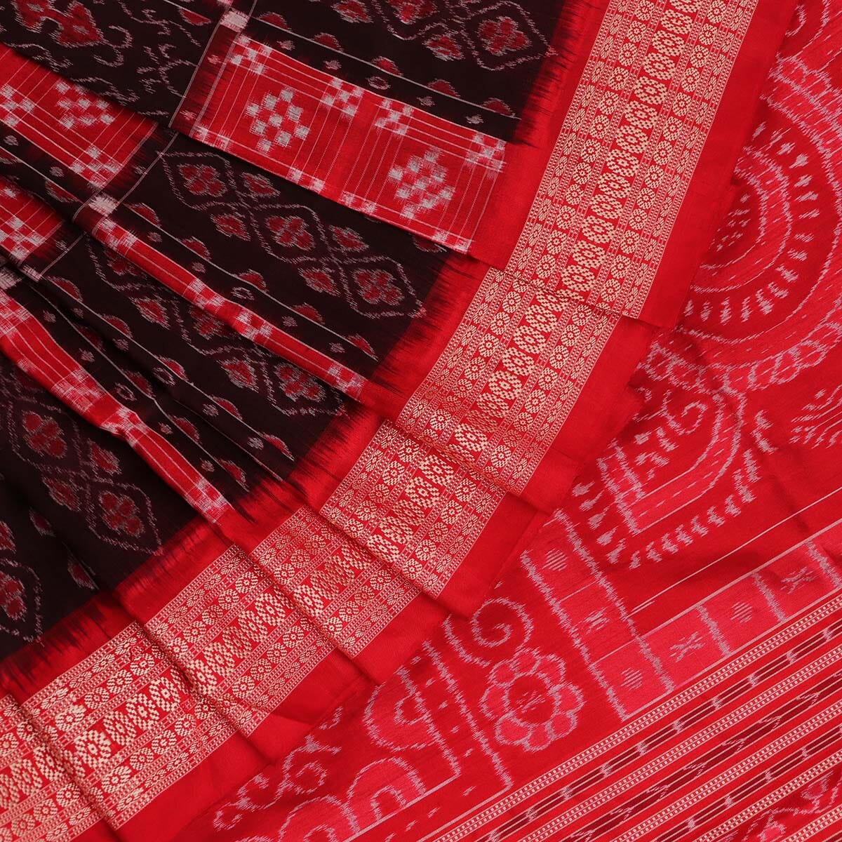 Handloom Sambalpuri Ikkat Silk Saree Handloom Saree_Sambalpuri Silk Priyadarshini Handloom 