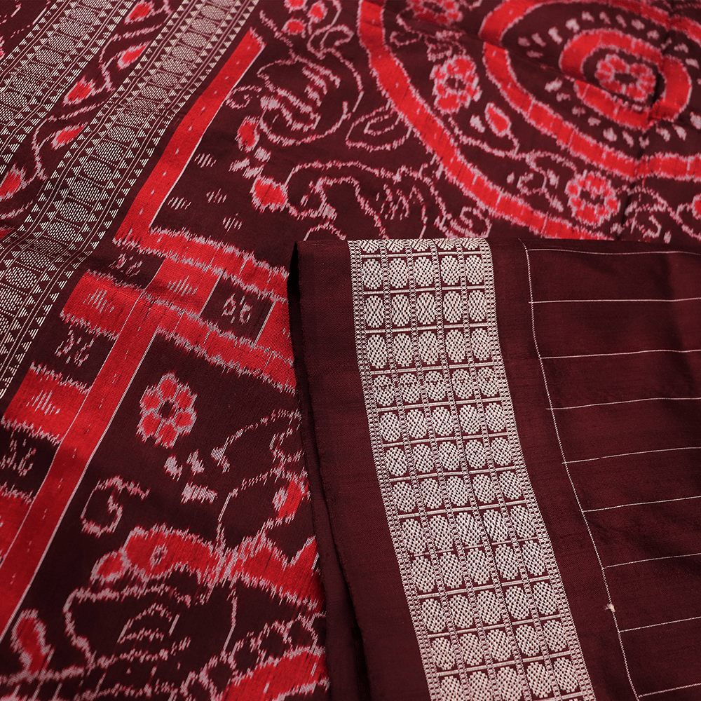 Handloom Sambalpuri Ikkat Silk Saree Handloom Saree_Sambalpuri Silk Priyadarshini Handloom 