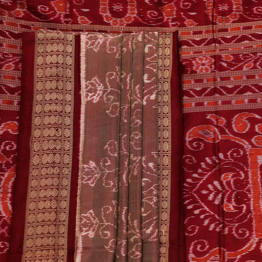 Handloom Sambalpuri Ikkat Silk Saree Handloom Saree_Sambalpuri Silk Priyadarshini Handloom 