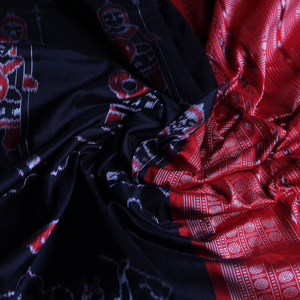 Handloom Sambalpuri Ikkat Silk Saree Handloom Saree_Sambalpuri Silk Priyadarshini Handloom 