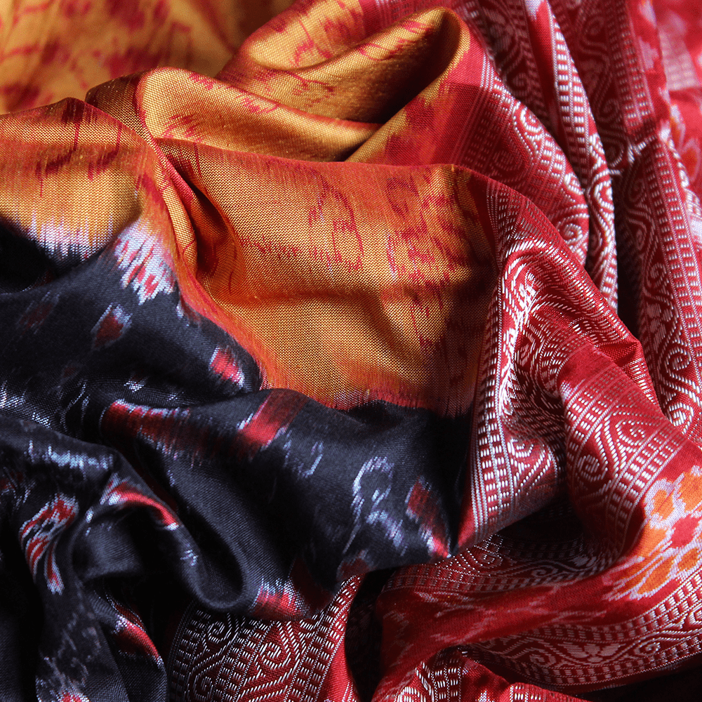 Handloom Sambalpuri Ikkat Silk Saree Handloom Saree_Sambalpuri Silk Priyadarshini Handloom 