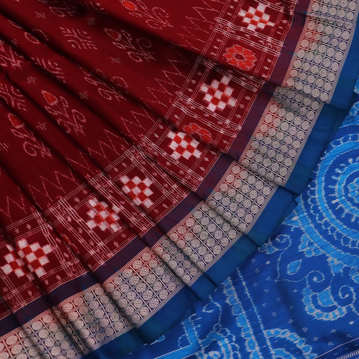 Handloom Sambalpuri Ikkat Silk Saree Handloom Saree_Sambalpuri Silk Priyadarshini Handloom 