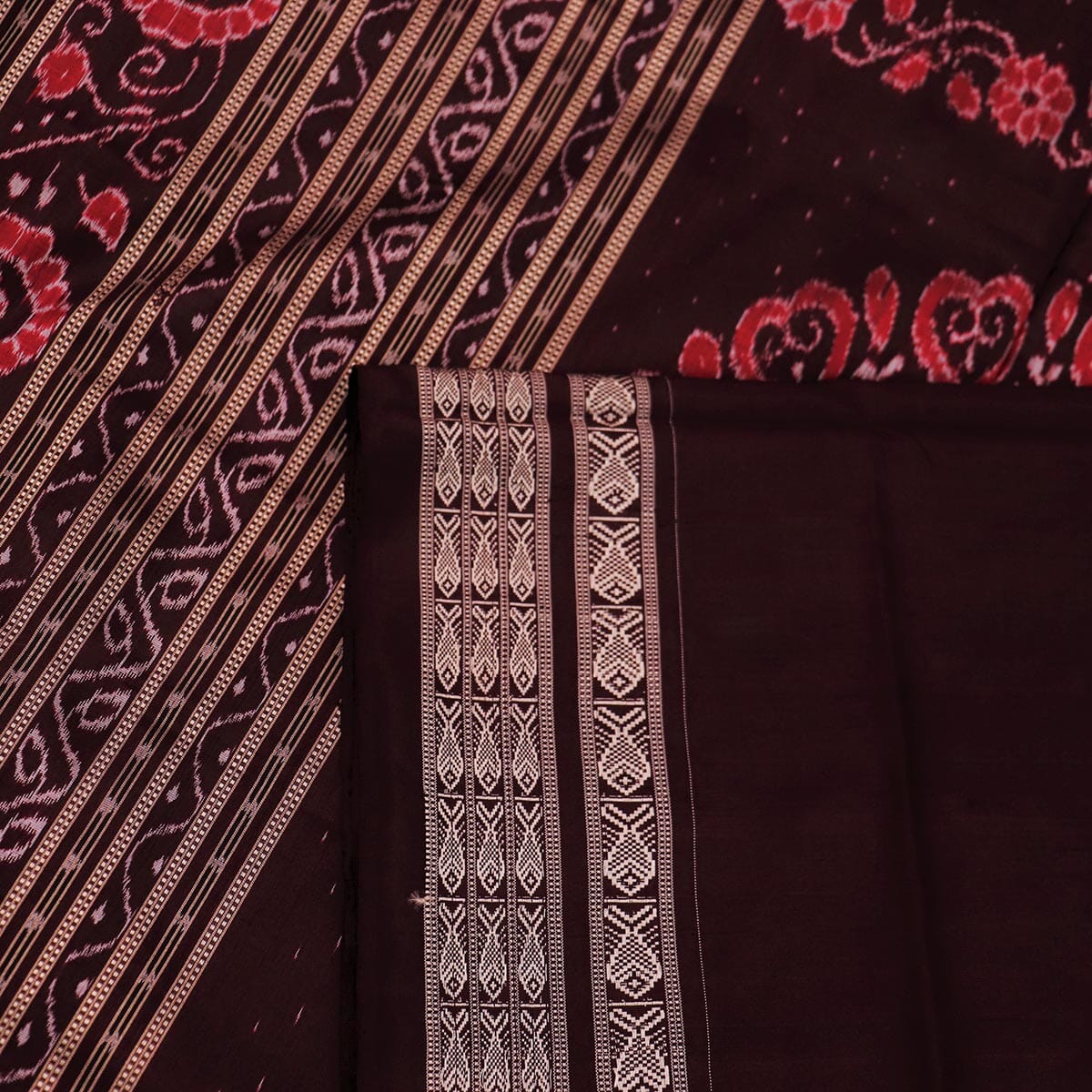 Handloom Sambalpuri Ikkat Silk Saree Handloom Saree_Sambalpuri Silk Priyadarshini Handloom 