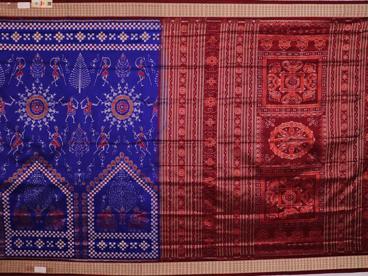 Handloom Sambalpuri Ikkat Silk Saree Handloom Saree_Sambalpuri Silk Priyadarshini Handloom 