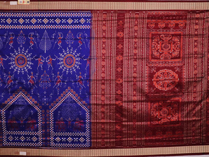 Handloom Sambalpuri Ikkat Silk Saree Handloom Saree_Sambalpuri Silk Priyadarshini Handloom 