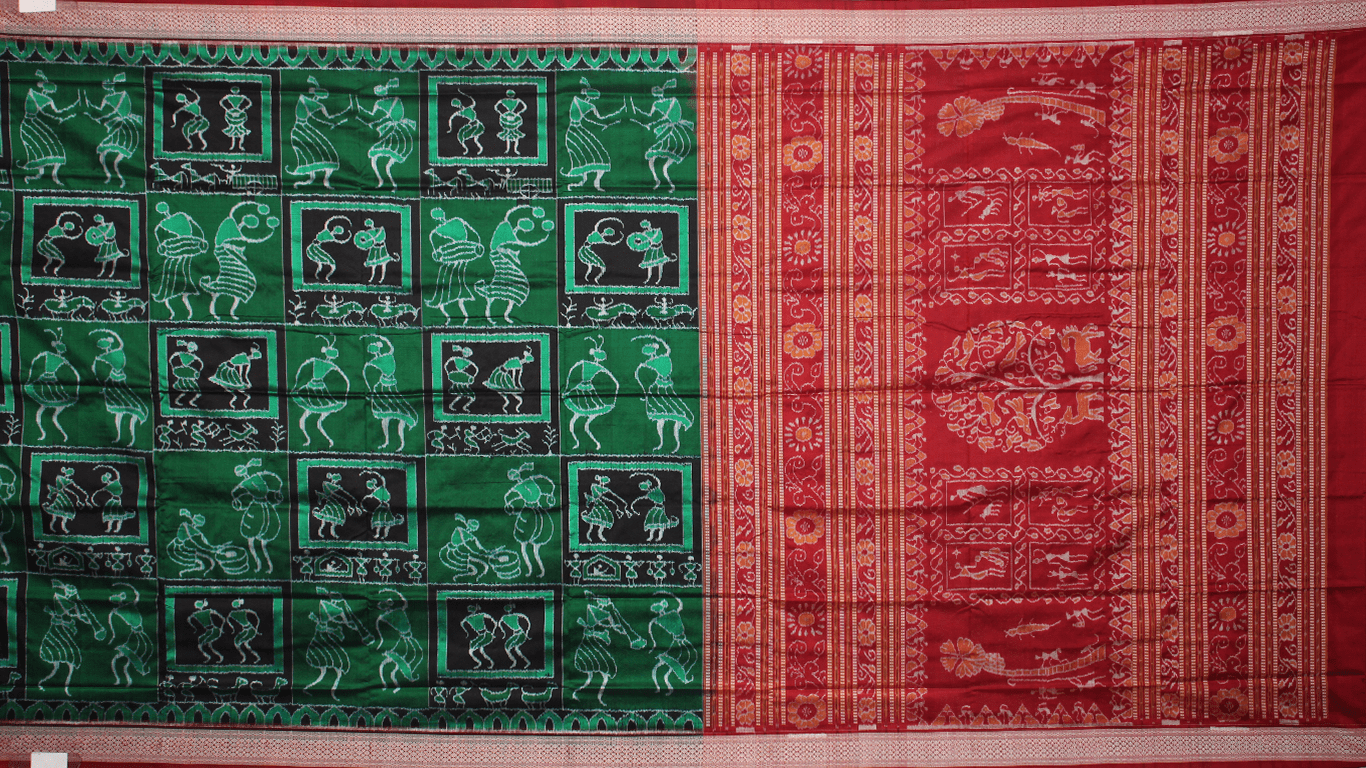 Handloom Sambalpuri Ikkat Silk Saree Handloom Saree_Sambalpuri Silk Priyadarshini Handloom 