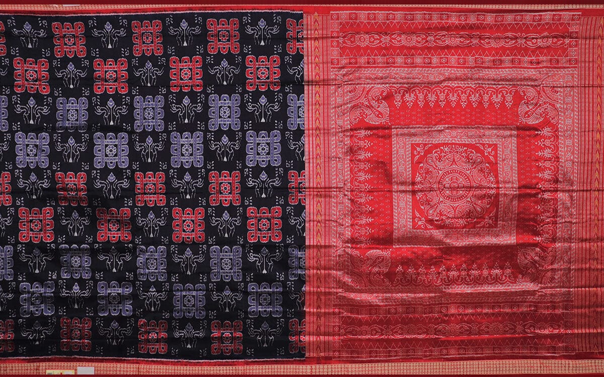 Handloom Sambalpuri Ikkat Silk Saree Handloom Saree_Sambalpuri Silk Priyadarshini Handloom 