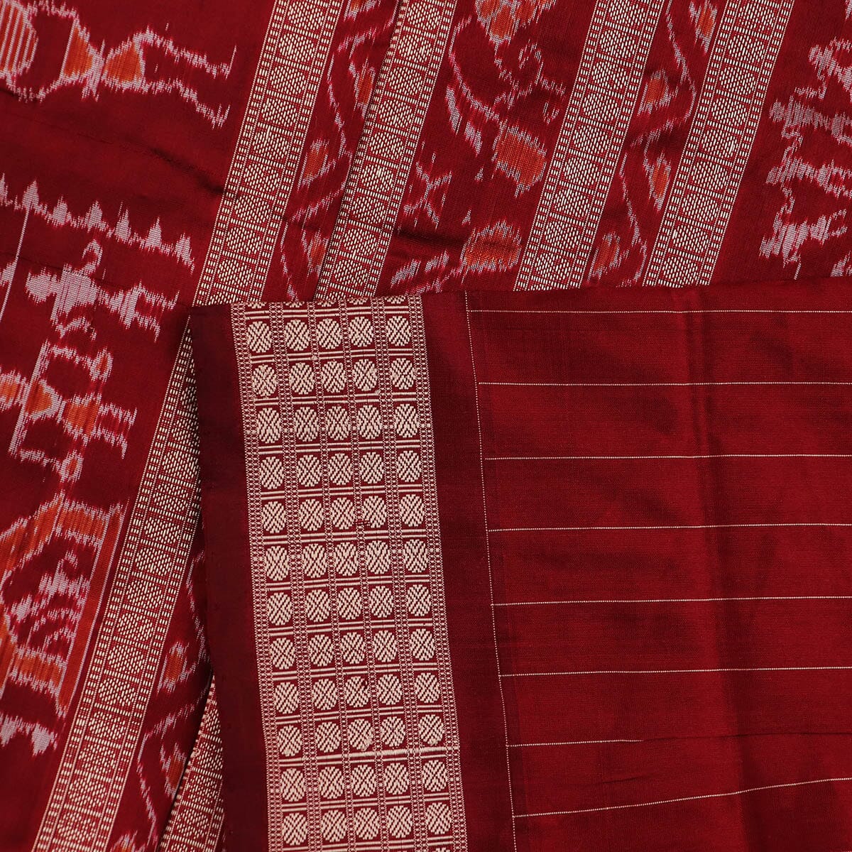 Handloom Sambalpuri Ikkat Silk Saree Handloom Saree_Sambalpuri Silk Priyadarshini Handloom 