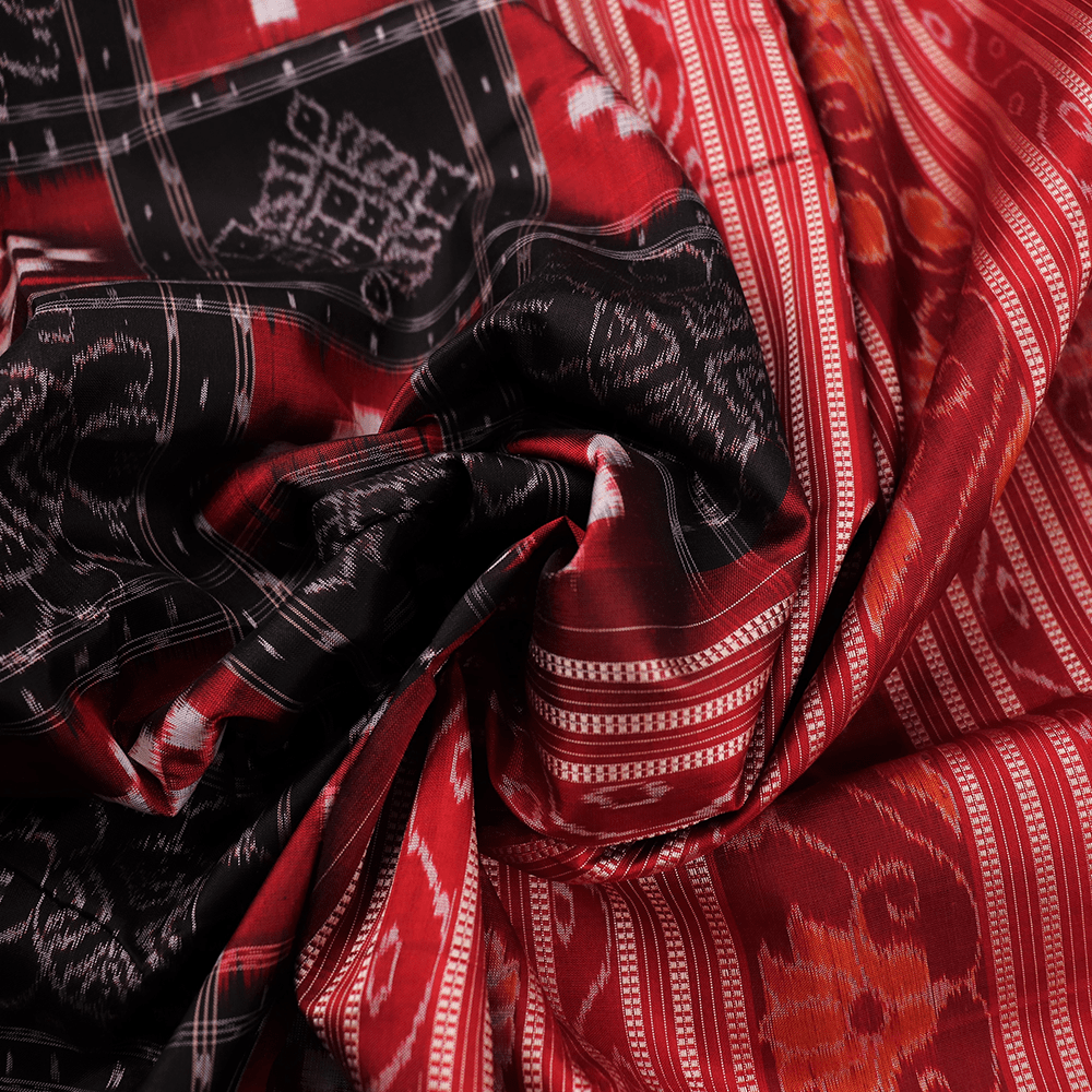 Handloom Sambalpuri Ikkat Silk Saree Handloom Saree_Sambalpuri Silk Priyadarshini Handloom 