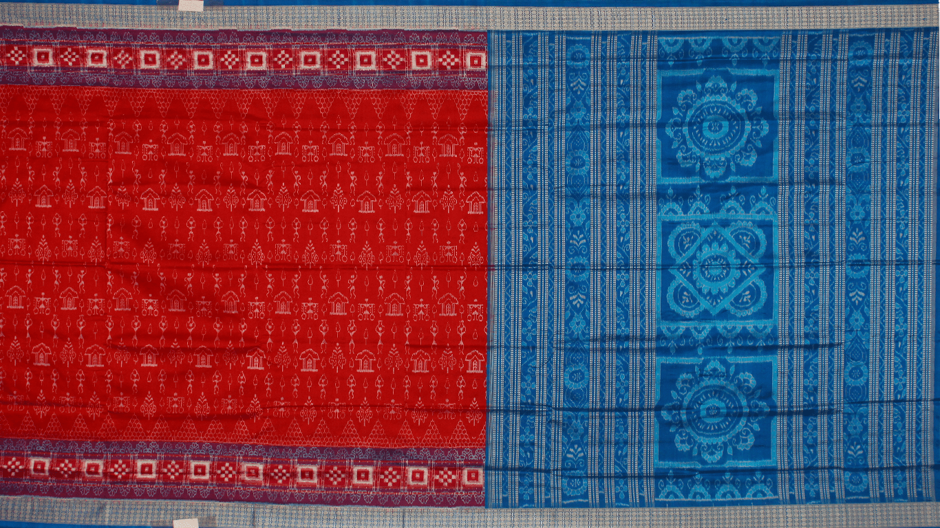 Handloom Sambalpuri Ikkat Silk Saree Handloom Saree_Sambalpuri Silk Priyadarshini Handloom 