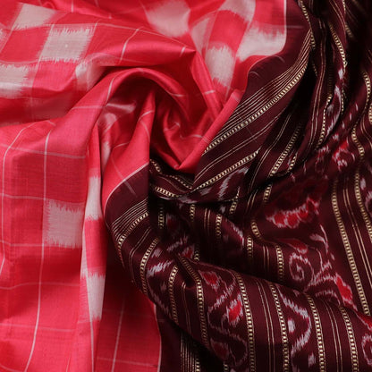 Handloom Sambalpuri Ikkat Silk Saree Handloom Saree_Sambalpuri Silk Priyadarshini Handloom 