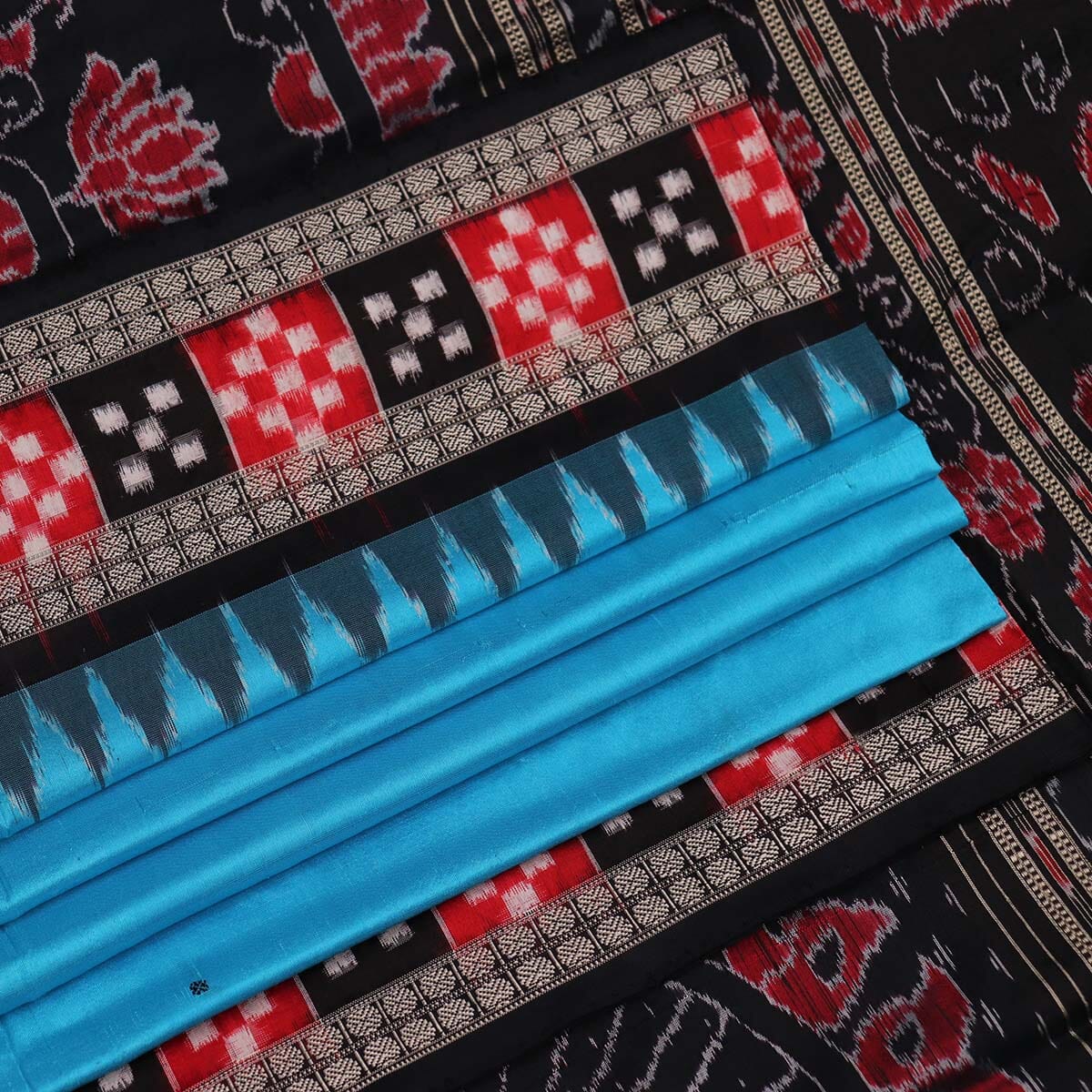 Handloom Sambalpuri Ikkat Silk Saree Handloom Saree_Sambalpuri Silk Priyadarshini Handloom 