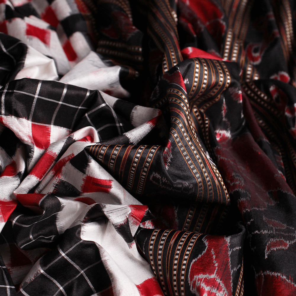 Handloom Sambalpuri Ikkat Silk Saree Handloom Saree_Sambalpuri Silk Priyadarshini Handloom 